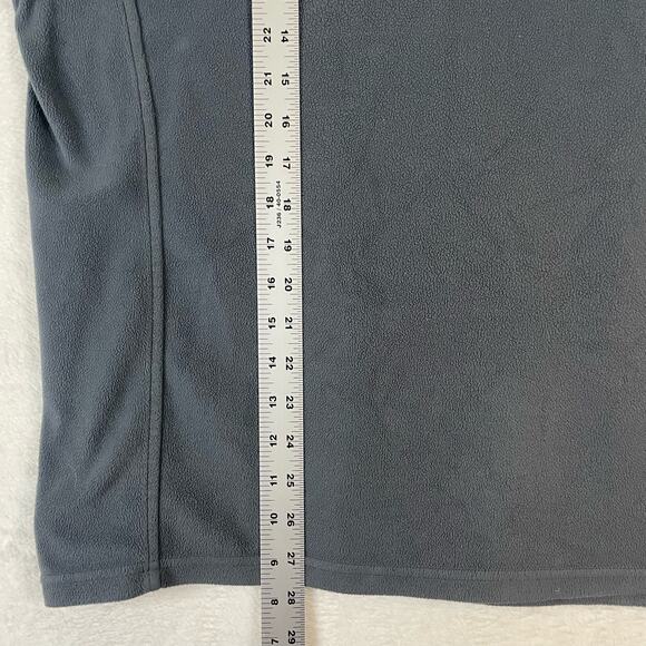 L.L. Bean mens Fleece Quarter Zip Pullover Sweatshirt Large Vintage 0634 - Picture 4 of 5